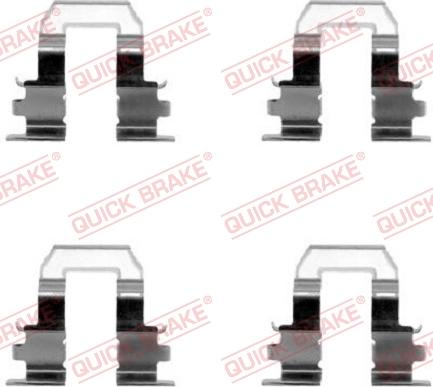 QUICK BRAKE 1091255 - Set accesorii, placute frana aaoparts.ro