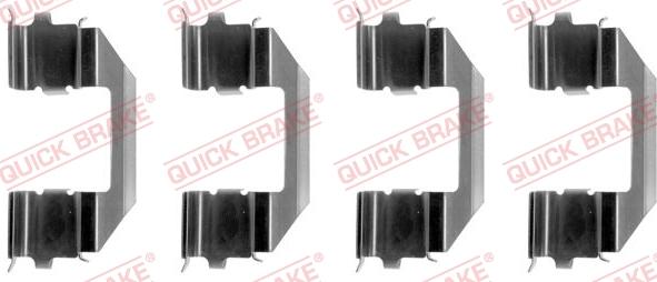 QUICK BRAKE 1091258 - Set accesorii, placute frana aaoparts.ro