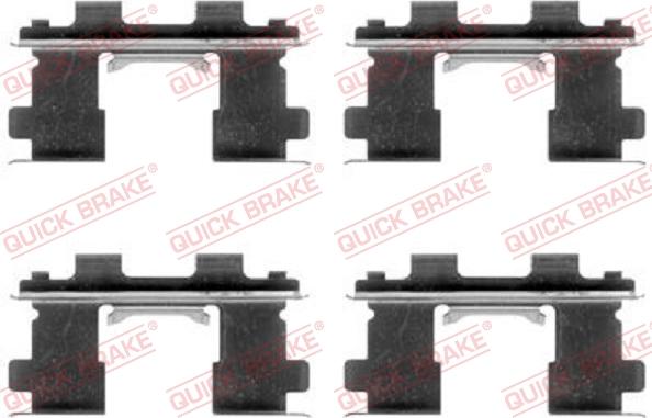 QUICK BRAKE 1091253 - Set accesorii, placute frana aaoparts.ro