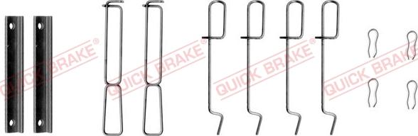 QUICK BRAKE 1091265 - Set accesorii, placute frana aaoparts.ro