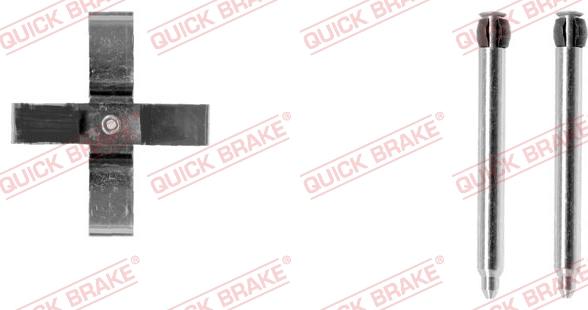 QUICK BRAKE 109-1266-1 - Set accesorii, placute frana aaoparts.ro