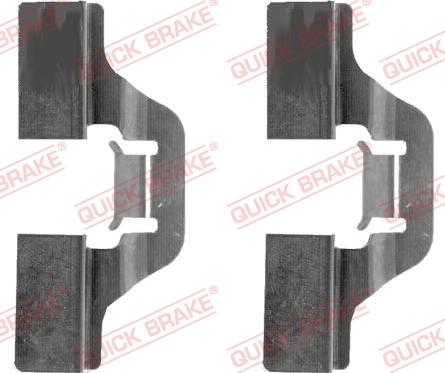 QUICK BRAKE 109-1211-1 - Set accesorii, placute frana aaoparts.ro