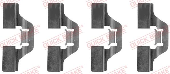 QUICK BRAKE 1091211 - Set accesorii, placute frana aaoparts.ro