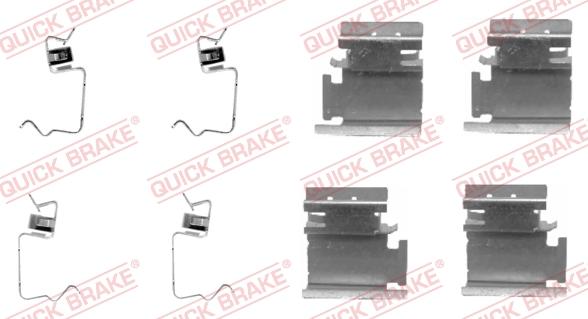 QUICK BRAKE 1091218 - Set accesorii, placute frana aaoparts.ro