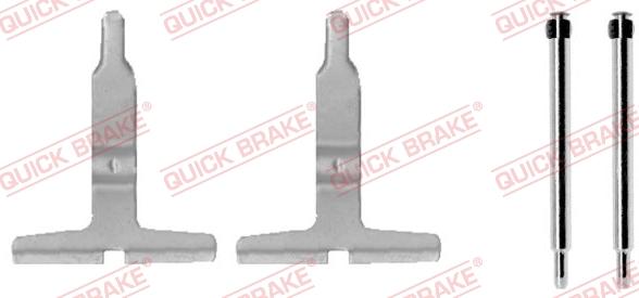 QUICK BRAKE 1091217 - Set accesorii, placute frana aaoparts.ro