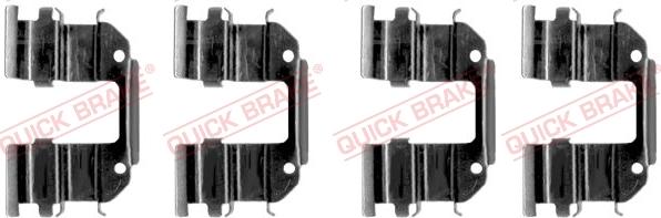 QUICK BRAKE 1091285 - Set accesorii, placute frana aaoparts.ro