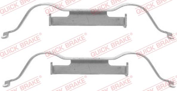 QUICK BRAKE 1091288 - Set accesorii, placute frana aaoparts.ro