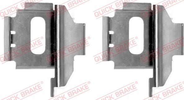 QUICK BRAKE 1091283 - Set accesorii, placute frana aaoparts.ro