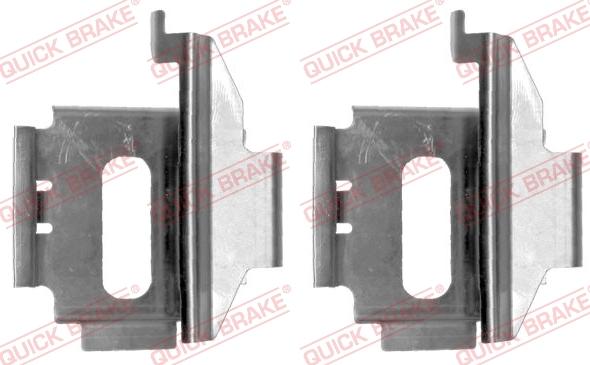 QUICK BRAKE 1091282 - Set accesorii, placute frana aaoparts.ro