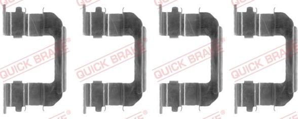 QUICK BRAKE 1091287 - Set accesorii, placute frana aaoparts.ro