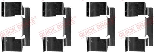 QUICK BRAKE 1091235 - Set accesorii, placute frana aaoparts.ro