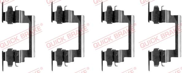 QUICK BRAKE 1091236 - Set accesorii, placute frana aaoparts.ro