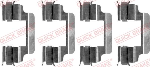 QUICK BRAKE 1091231 - Set accesorii, placute frana aaoparts.ro