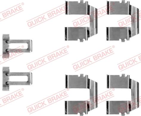 QUICK BRAKE 1091233 - Set accesorii, placute frana aaoparts.ro