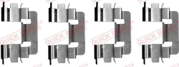 QUICK BRAKE 1091229 - Set accesorii, placute frana aaoparts.ro