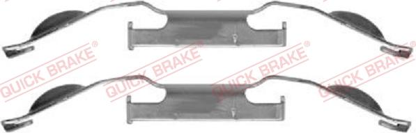 QUICK BRAKE 109-1221 - Set accesorii, placute frana aaoparts.ro