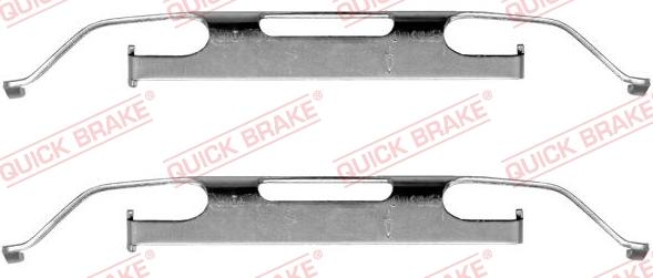 QUICK BRAKE 1091223 - Set accesorii, placute frana aaoparts.ro