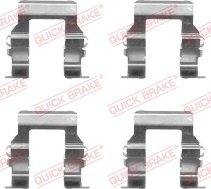 QUICK BRAKE 1091279 - Set accesorii, placute frana aaoparts.ro