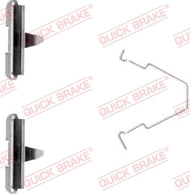 QUICK BRAKE 109-1270-1 - Set accesorii, placute frana aaoparts.ro