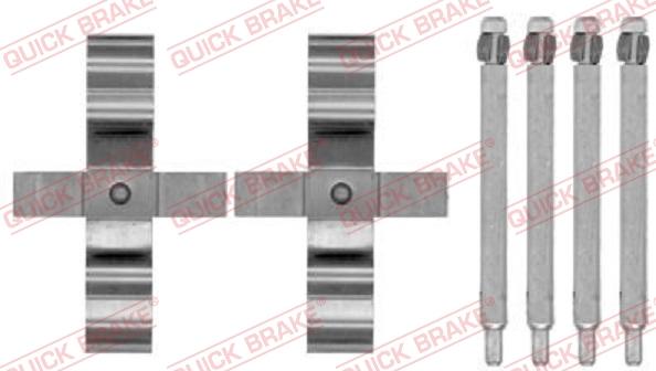 QUICK BRAKE 1091794 - Set accesorii, placute frana aaoparts.ro