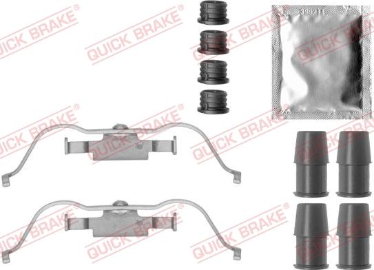 QUICK BRAKE 1091790 - Set accesorii, placute frana aaoparts.ro