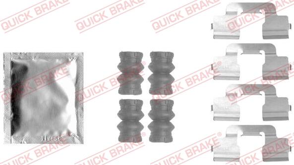 QUICK BRAKE 1091797 - Set accesorii, placute frana aaoparts.ro