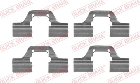 QUICK BRAKE 1091749 - Set accesorii, placute frana aaoparts.ro