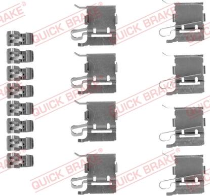 QUICK BRAKE 1091748 - Set accesorii, placute frana aaoparts.ro