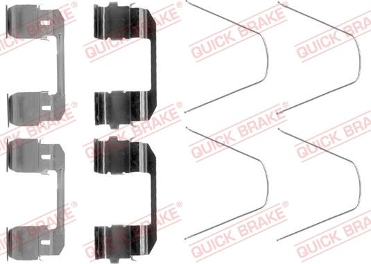 QUICK BRAKE 1091743 - Set accesorii, placute frana aaoparts.ro