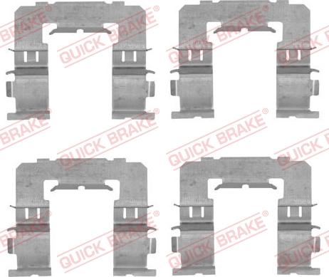 QUICK BRAKE 1091742 - Set accesorii, placute frana aaoparts.ro