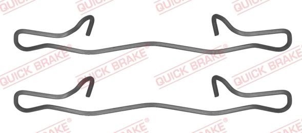 QUICK BRAKE 1091755 - Set accesorii, placute frana aaoparts.ro