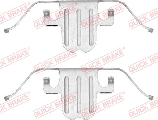 QUICK BRAKE 1091751 - Set accesorii, placute frana aaoparts.ro