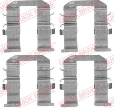 QUICK BRAKE 1091758 - Set accesorii, placute frana aaoparts.ro