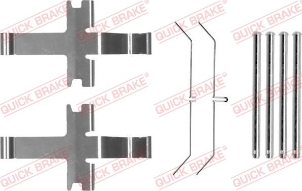 QUICK BRAKE 1091752 - Set accesorii, placute frana aaoparts.ro