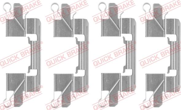 QUICK BRAKE 1091769 - Set accesorii, placute frana aaoparts.ro