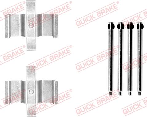 QUICK BRAKE 1091765 - Set accesorii, placute frana aaoparts.ro