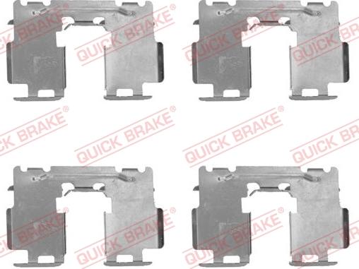 QUICK BRAKE 1091760 - Set accesorii, placute frana aaoparts.ro