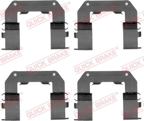 QUICK BRAKE 1091767 - Set accesorii, placute frana aaoparts.ro