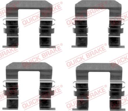 QUICK BRAKE 1091704 - Set accesorii, placute frana aaoparts.ro