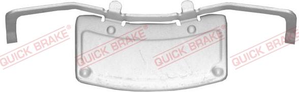 QUICK BRAKE 109-1706-1 - Set accesorii, placute frana aaoparts.ro