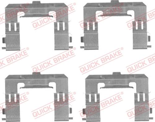 QUICK BRAKE 1091715 - Set accesorii, placute frana aaoparts.ro