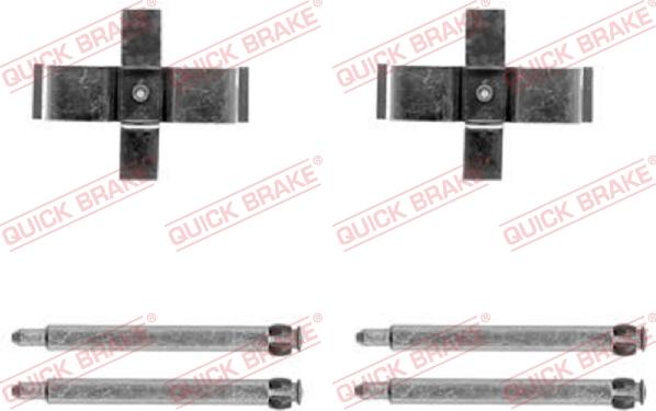 QUICK BRAKE 1091713 - Set accesorii, placute frana aaoparts.ro