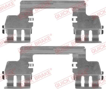 QUICK BRAKE 109-1784R-1 - Set accesorii, placute frana aaoparts.ro
