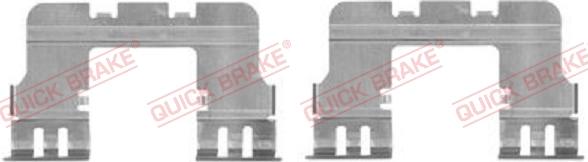 QUICK BRAKE 109-1785R-1 - Set accesorii, placute frana aaoparts.ro