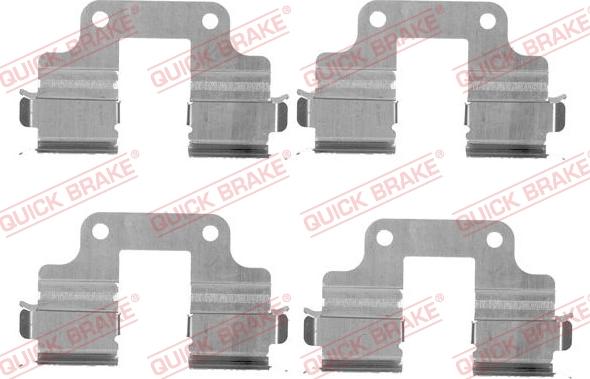 QUICK BRAKE 1091739 - Set accesorii, placute frana aaoparts.ro