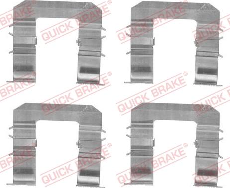 QUICK BRAKE 1091735 - Set accesorii, placute frana aaoparts.ro