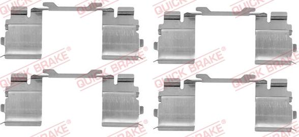 QUICK BRAKE 1091730 - Set accesorii, placute frana aaoparts.ro