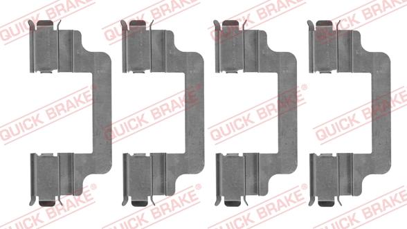 QUICK BRAKE 1091779 - Set accesorii, placute frana aaoparts.ro