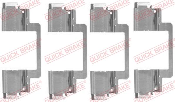 QUICK BRAKE 1091774 - Set accesorii, placute frana aaoparts.ro