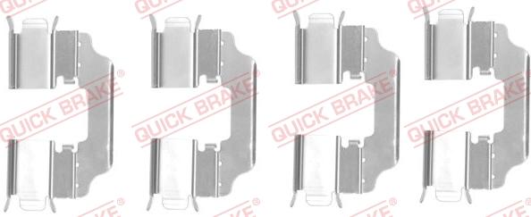 QUICK BRAKE 1091770 - Set accesorii, placute frana aaoparts.ro